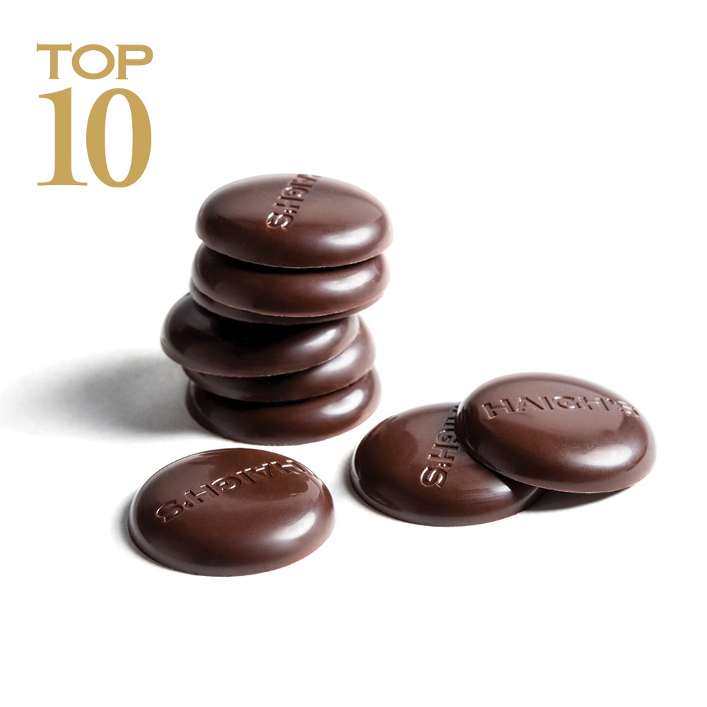 Top Ten Dark Chocolate Pastilles