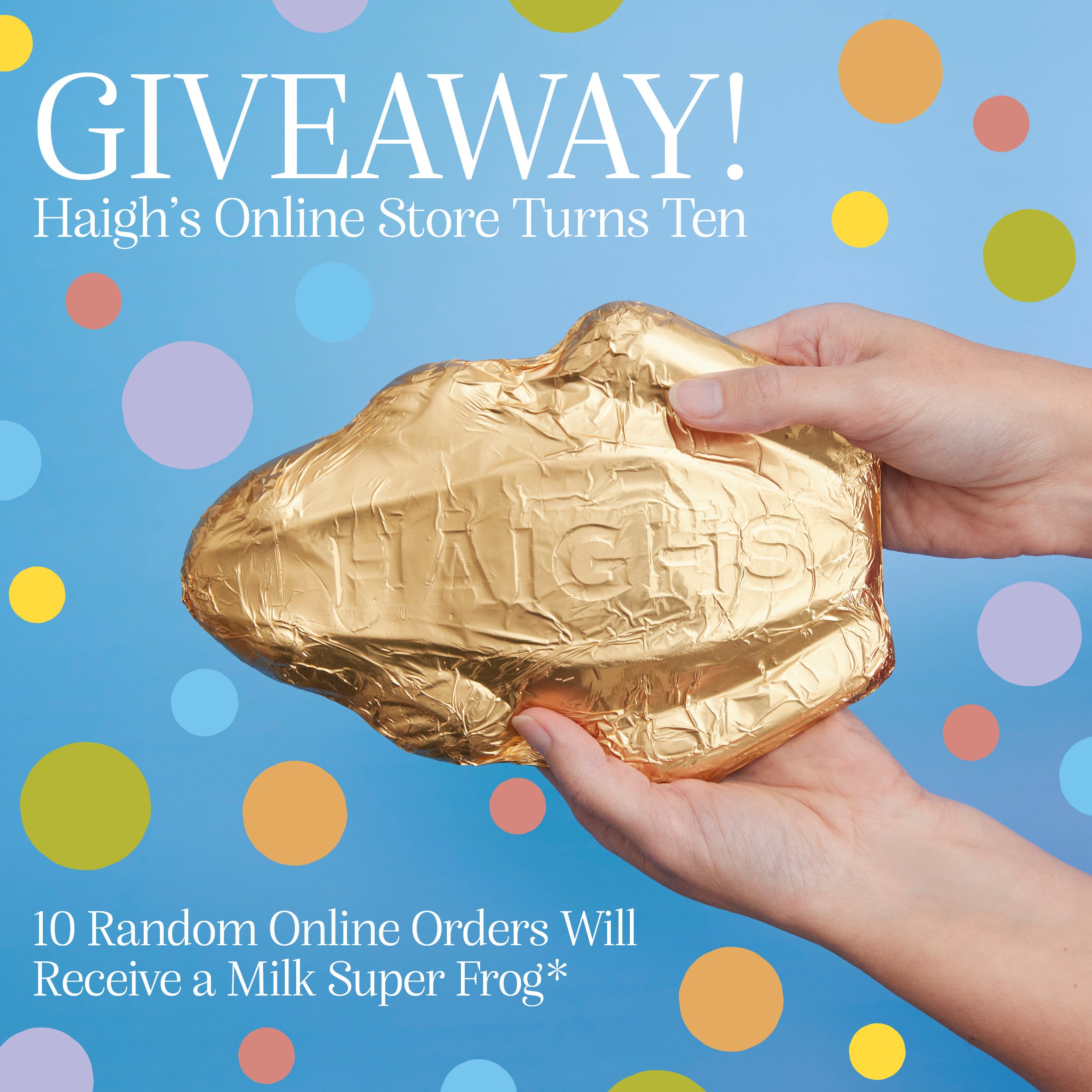 Giveaway! Haigh's Online Store Turns Ten