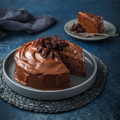  Previous Next Haigh’s Raisin & Pedro Ximinez Chocolate Cake