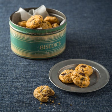 Chocolate, Orange & Sultana Cornflake Biscuits