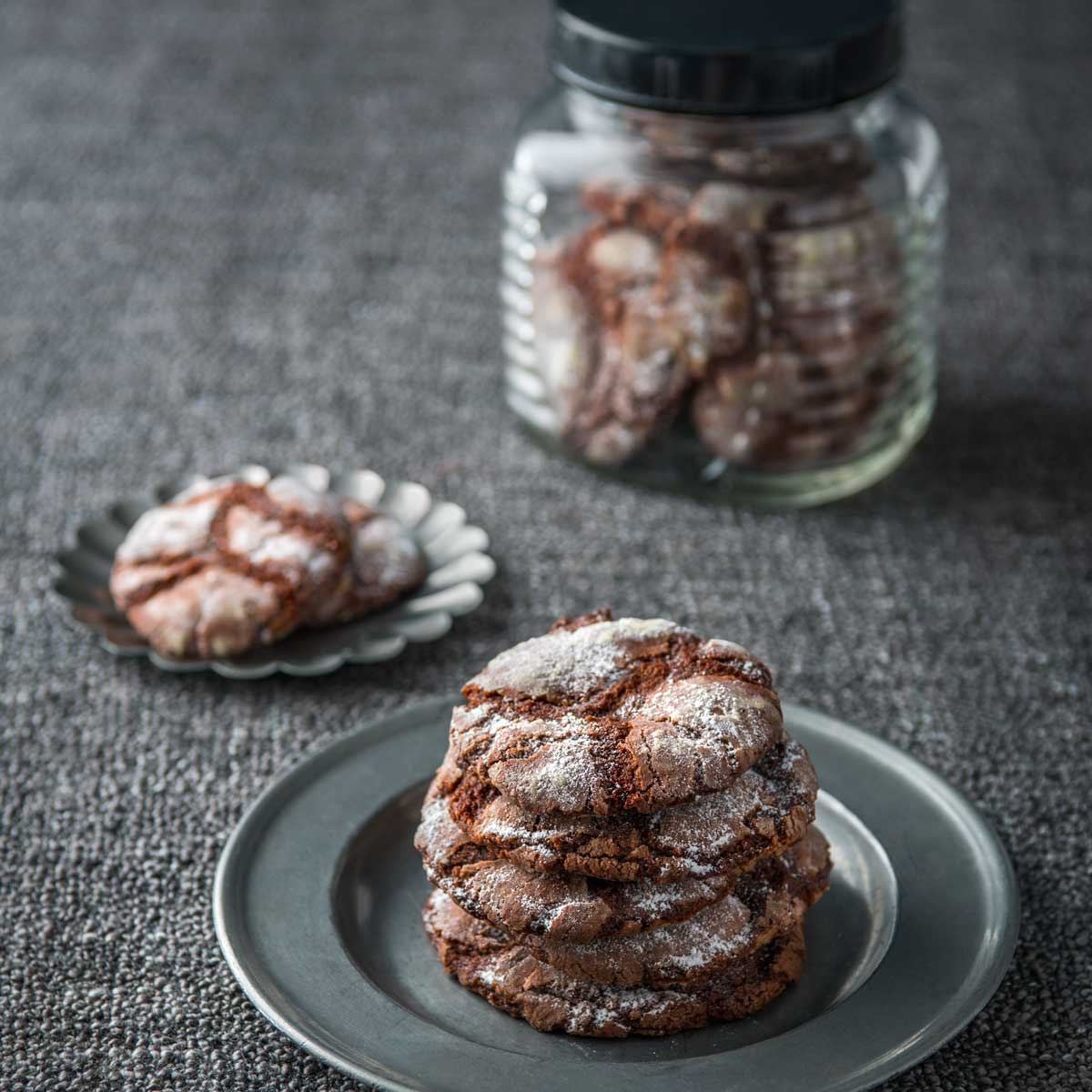 Haigh's Chocolate Crackle Cookies