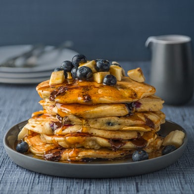 Haigh’s Blueberry, Banana & Choc Chip Pancakes