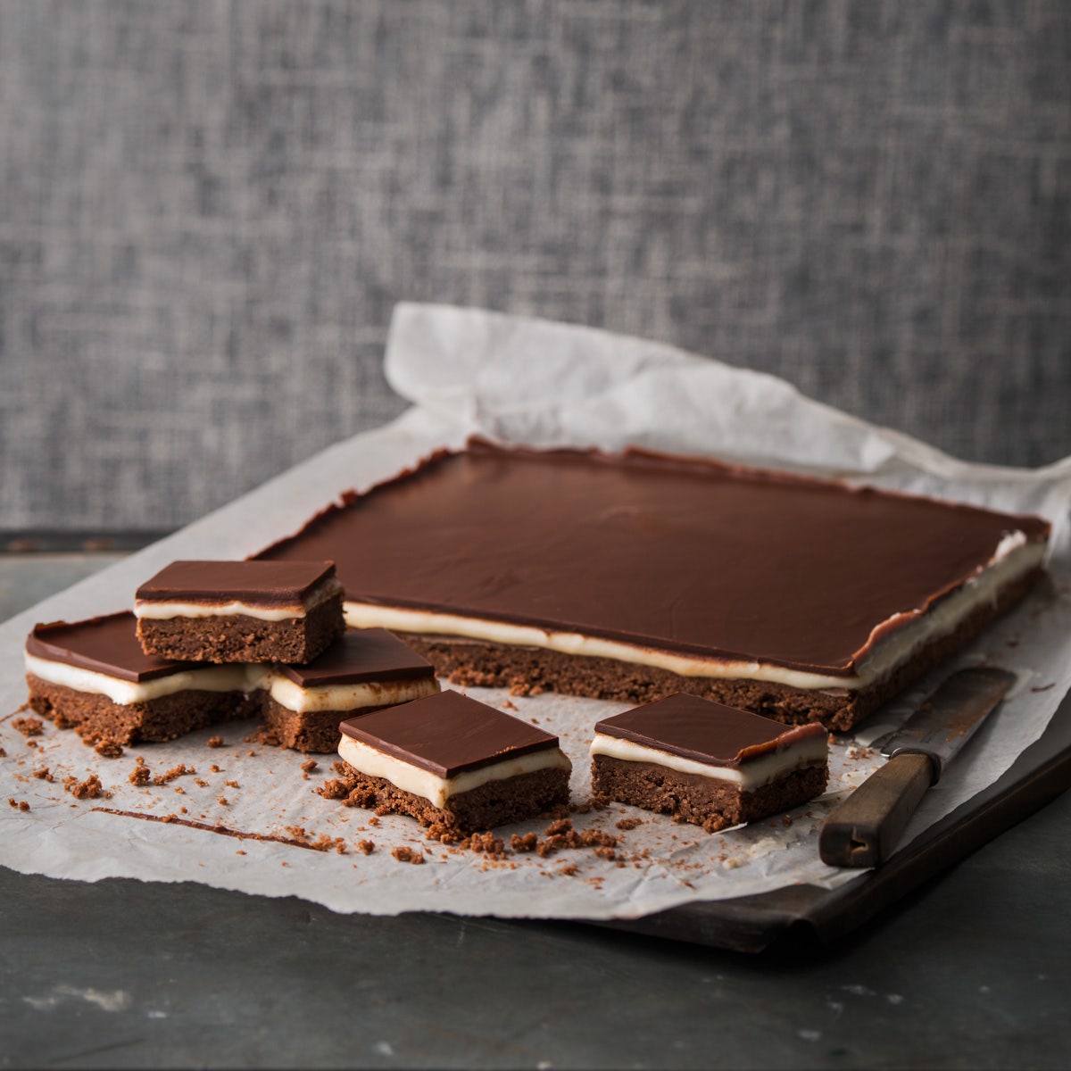 Haigh’s Chocolate & Peppermint Slice