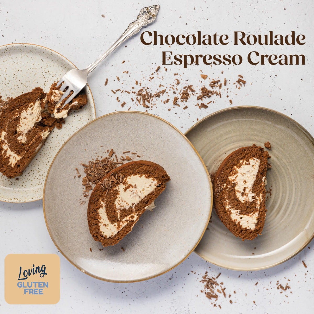 Chocolate Roulade Espresso Cream